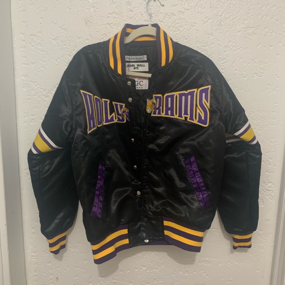 JOHN WALL HIGH SCHOOL BASKETBALL SATIN JACKET